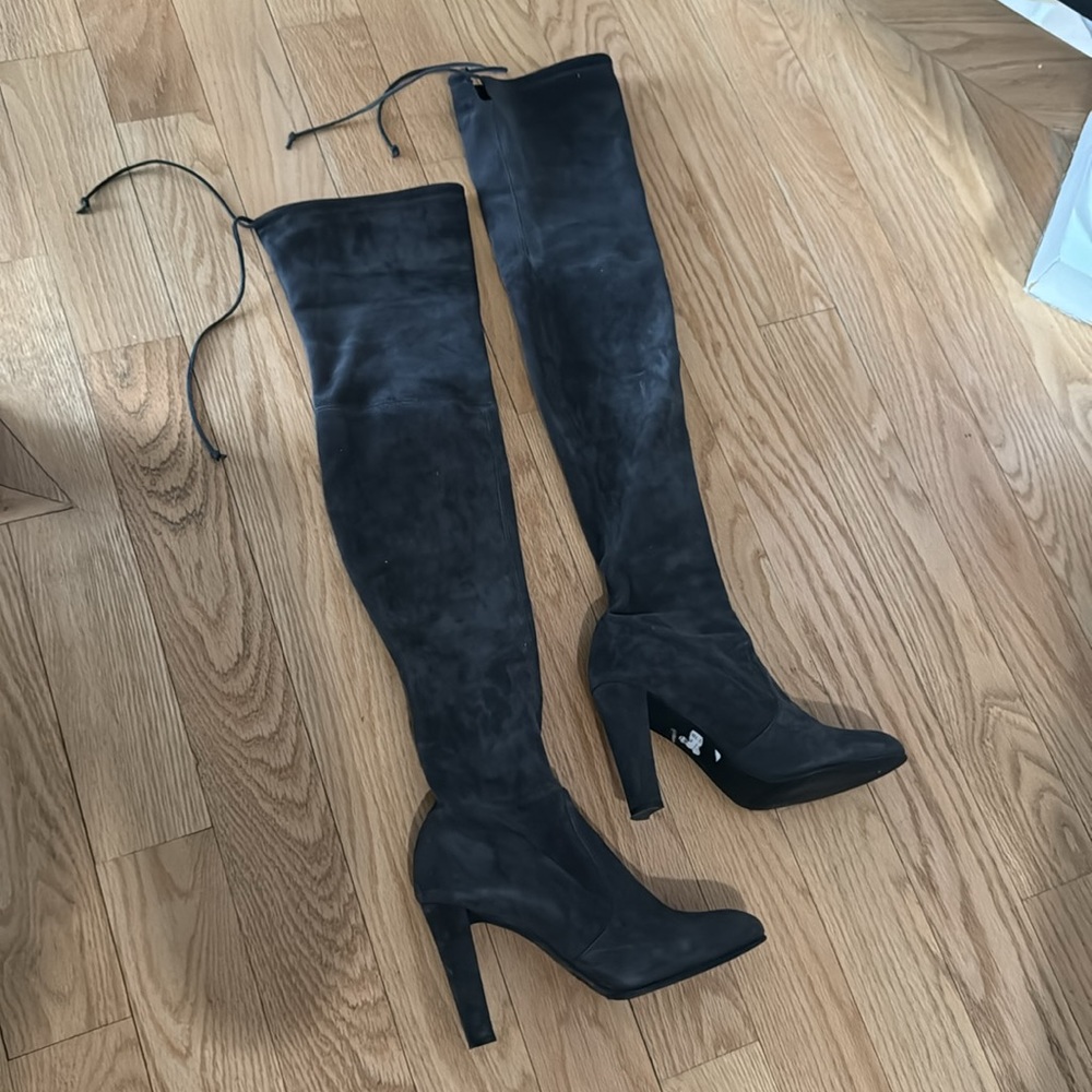 Stuart Weitzman Suede Highland Boot - image 3